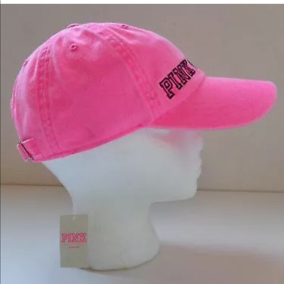 Victoria’s Secret PINK Baseball Cap in Hot Pink - Picture 5 of 6